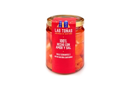 Ensalada del mar con pimientos rojos (Surimi)