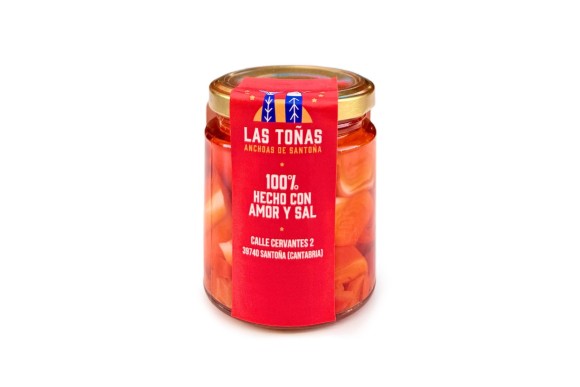 Ensalada del mar con pimientos rojos (Surimi)