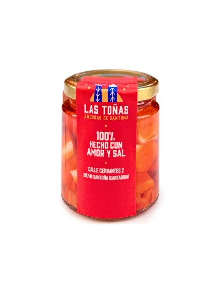 Ensalada del mar con pimientos rojos (Surimi)