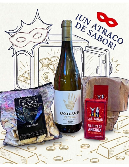 Pack Atraco Anchoas Las Toñas y Blanco Paco Garcia