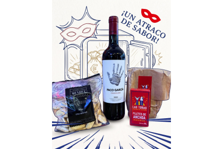 Pack Atraco Anchoas Las Toñas y Crianza Paco Garcia